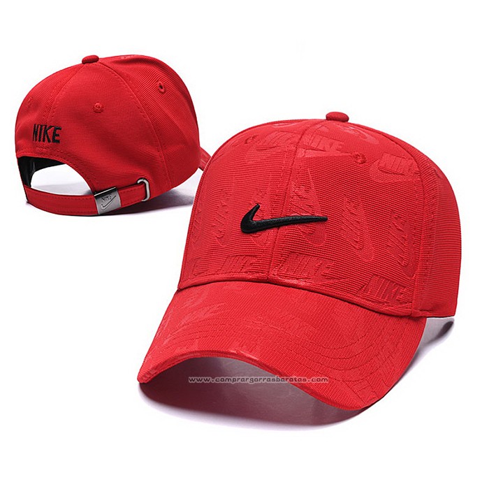 Gorra Beisbol Nike Negro Rojo